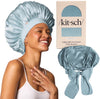 Kitsch XL Satin Bonnet for Sleeping - Softer Than Silk Hair Bonnet for Women - Secure Fit, Adjustable Night Cap for Curly & Textured Hair - Prevents