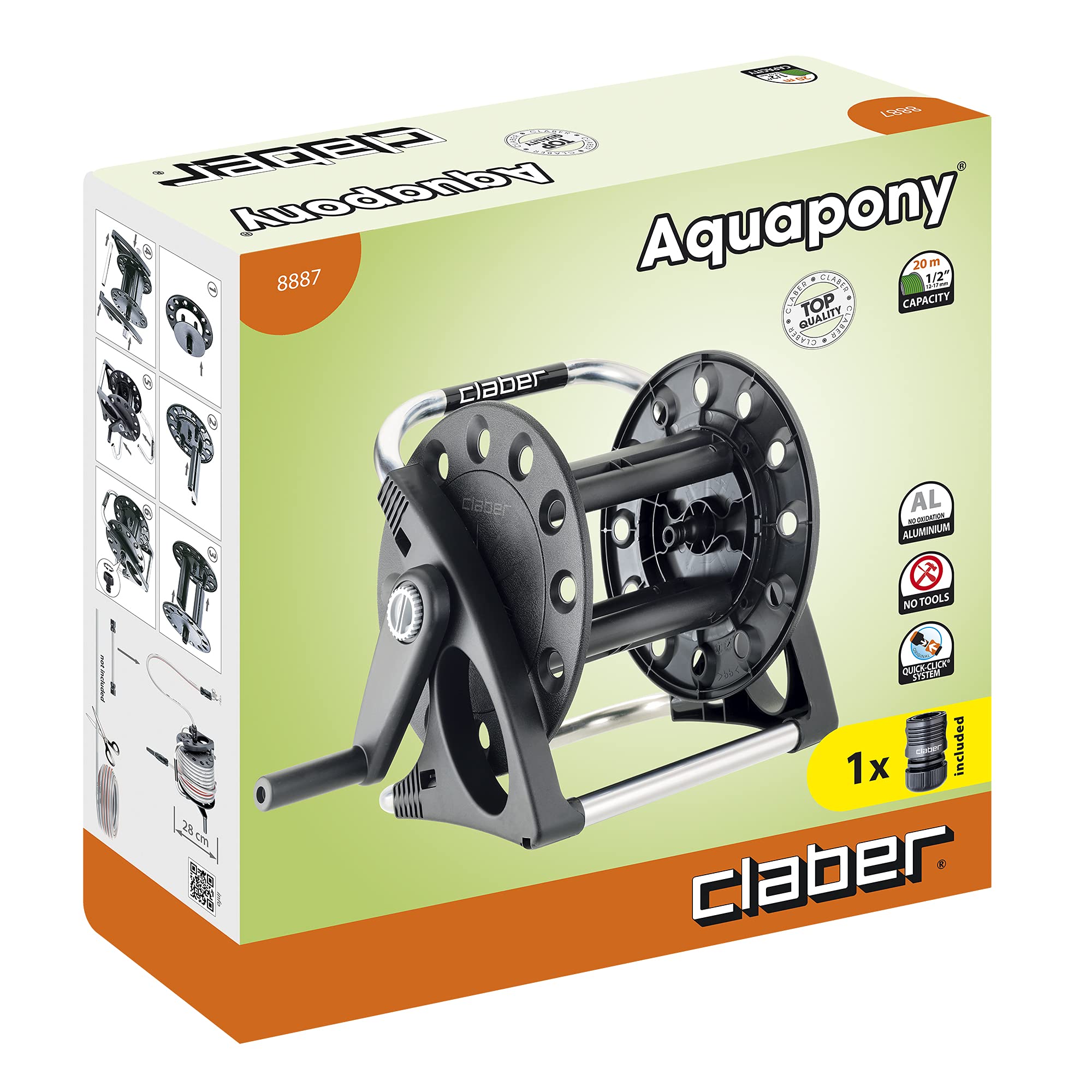 Claber Aqua Pony Hose Reel