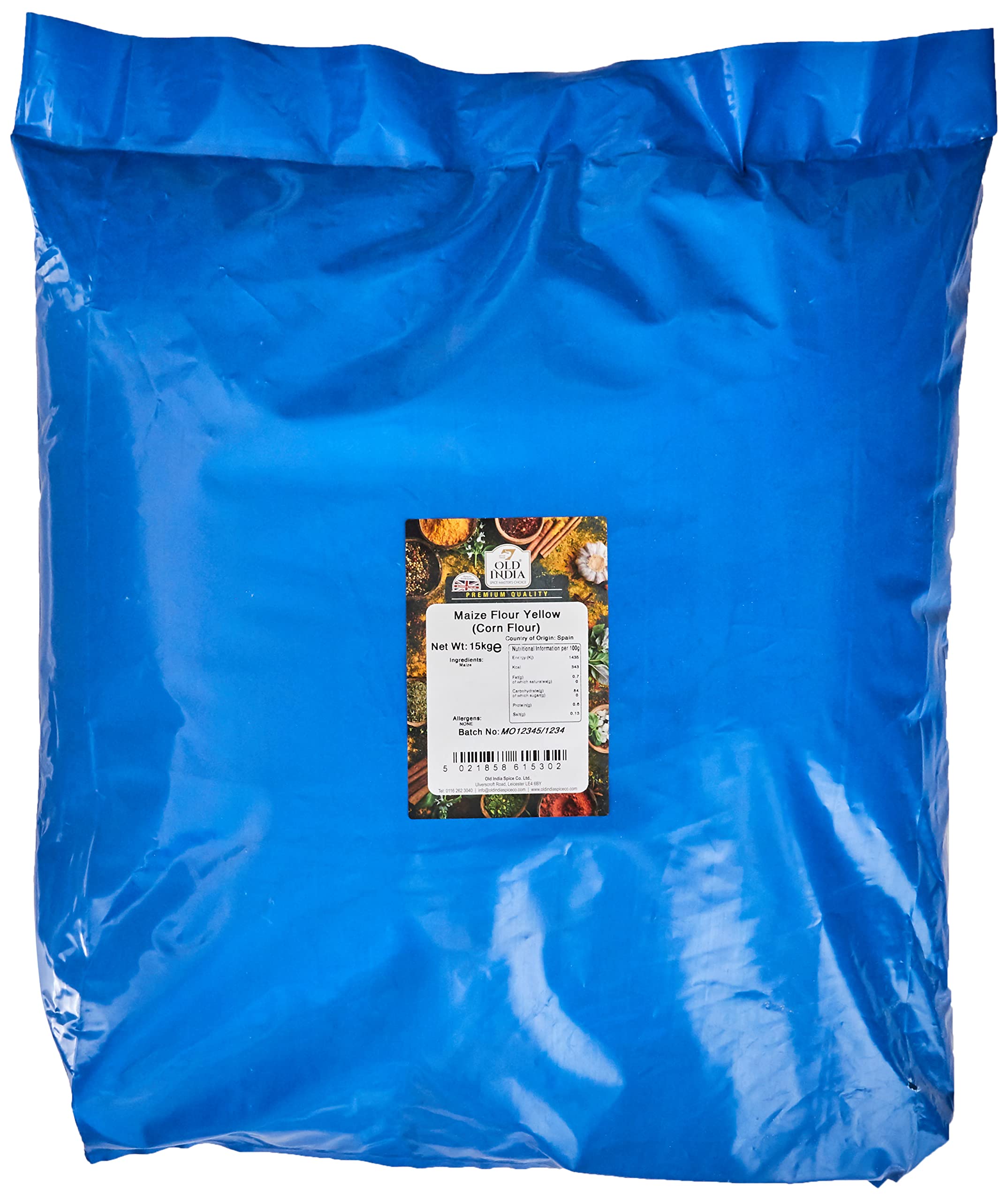 Old India Maize Flour Yellow (Corn Flour) 15kg