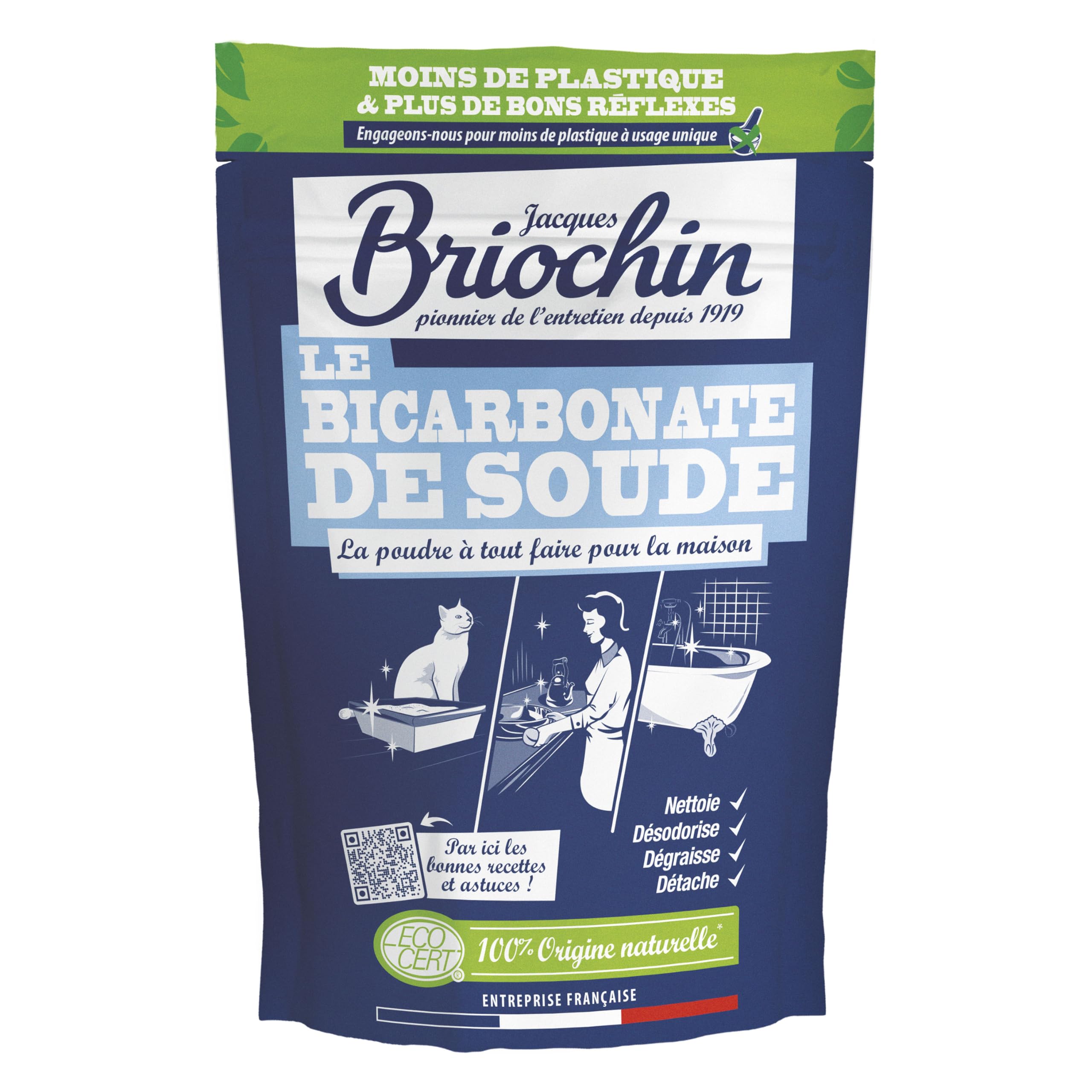 Baking soda Ecocert 500 g of powder