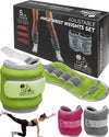 Ankle/Wrist Weights (1 Pair) for Women, Men and Kids - Fully Adjustable Weight for Arm, Hand & Leg - Best for Walking, Jogging, Gymnastics, Aerobics -