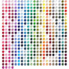 ARTDOT 445 Colours DMC Diamond Beads for 5D Diamond Art Accessories, 89000 Pieces Round Beads Replacement Missing Drills Sparkle Rhinestones for