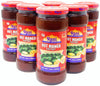 Rani Hot Mango Chutney (Spicy Indian Preserve) 18oz (1.1lbs) 500g Glass Jar, Ready to eat, Vegan, Pack of 5+1 Free ~ Gluten Free, All Natural, Non-GMO