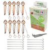 Elegardn? Complete Kit 10 Mole Traps Vole Trap Rigid Putange Type Used by Professional for Mole control Made in France