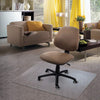 Kuyal Carpet Chair Mat, 48" x 36" PVC Home Office Desk Chair Mat for Floor Protection, Clear, Studded, BPA Free Matte Anti-Slip