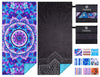 Haleey 2 Pack Microfibre Lightweight Beach Towel 180x80cm Oversized Extra Large Thin Sand Free Towels Travel Swim Pool Yoga Gym Camping for Adults