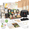 ZEROMX Candle Making Kits for Adults Beginners, 103PCS 1200g Wax DIY Candle Making Kit with Electric Wax Melter Pot, All in Kit Candle Making Supplies