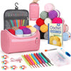 Reessy Crochet Kit, 88 PCS Crochet Kits for Beginners Adults include Instructions Ergonomic Crochet Hooks 15Pcs ? 25g Yarn Storage Bag and Knitting