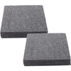 Carpet Tiles 50x50cm 20PCS Heavy Duty Commercial PVC Backing Dark Grey Nisorpa