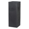 Scheurich Planter, Stony Black, 26 x 26 x 70 cm