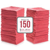 Simpli-Magic Premium Shop Towels 14?x12?, Commercial Grade Red, 150 Pack