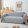 LHGOGO Throws for Sofas Large Sofa Throw 3 Seaters, Stereoscopic Jacquard Woven Versatile Decorative Throw for Sofa, Bedspread and Settee 180x300cm
