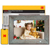 KODAK Digital Photo Frame 10 inch, WiFi Digital Picture Frame with 32GB Internal Memory, HD IPS Touchscreen, Classic Wood Electronic Digital Frame,