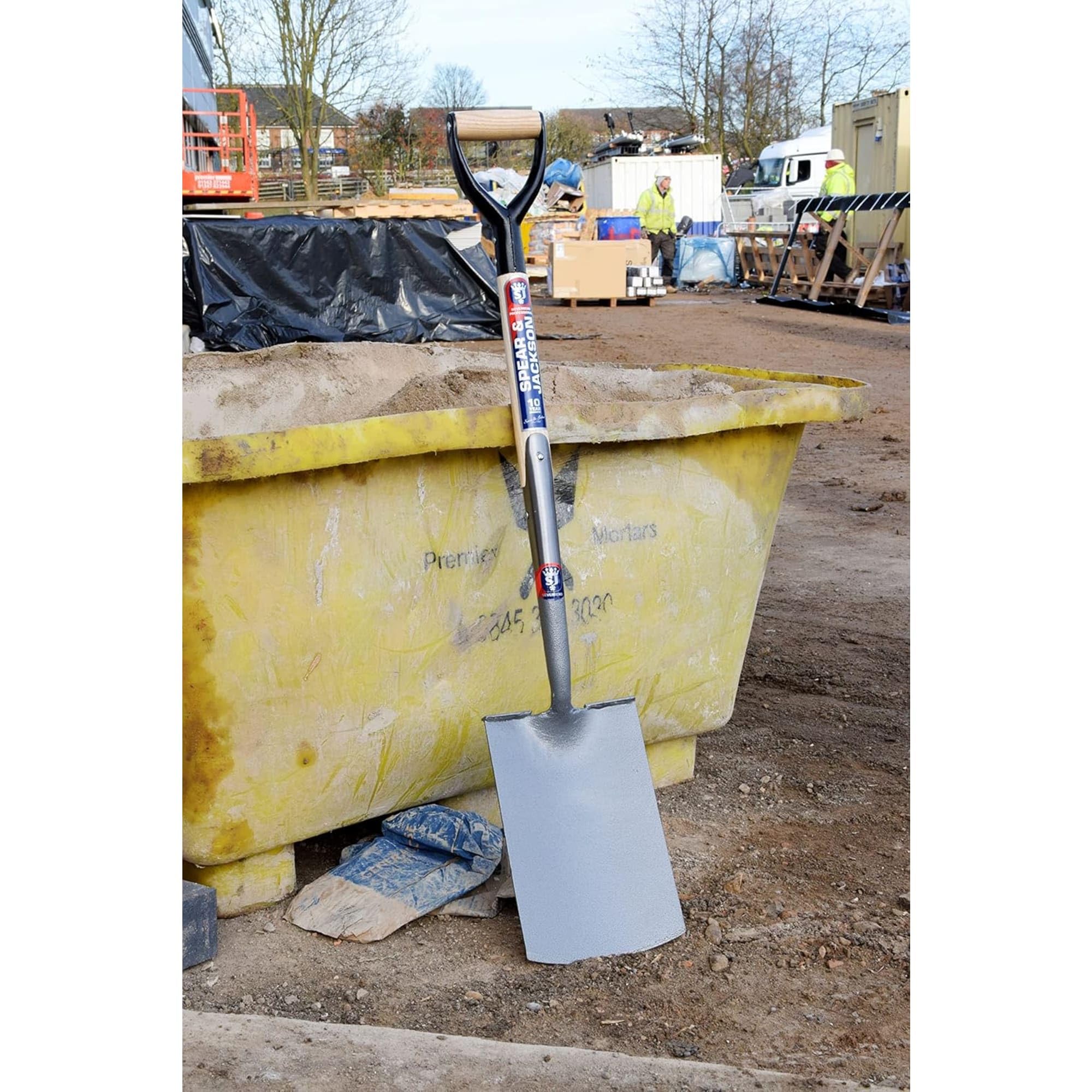 Spear & Jackson 1071AL Neverbend Professional Treaded Digging Spade, Blue