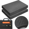 2PCS Pre-Cutted Foam Inserts,400mm x 300mm Pick and Pluck Cubed Foam for Case Insert Tabletop Board Game Box Cases Storage Drawer(Height: 50 mm)