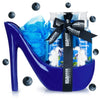 BRUBAKER Cosmetics Luxus Blueberry Beautyset - 6-Piece Bath and Shower Set - Gift Set in Ceramic Stiletto Blue