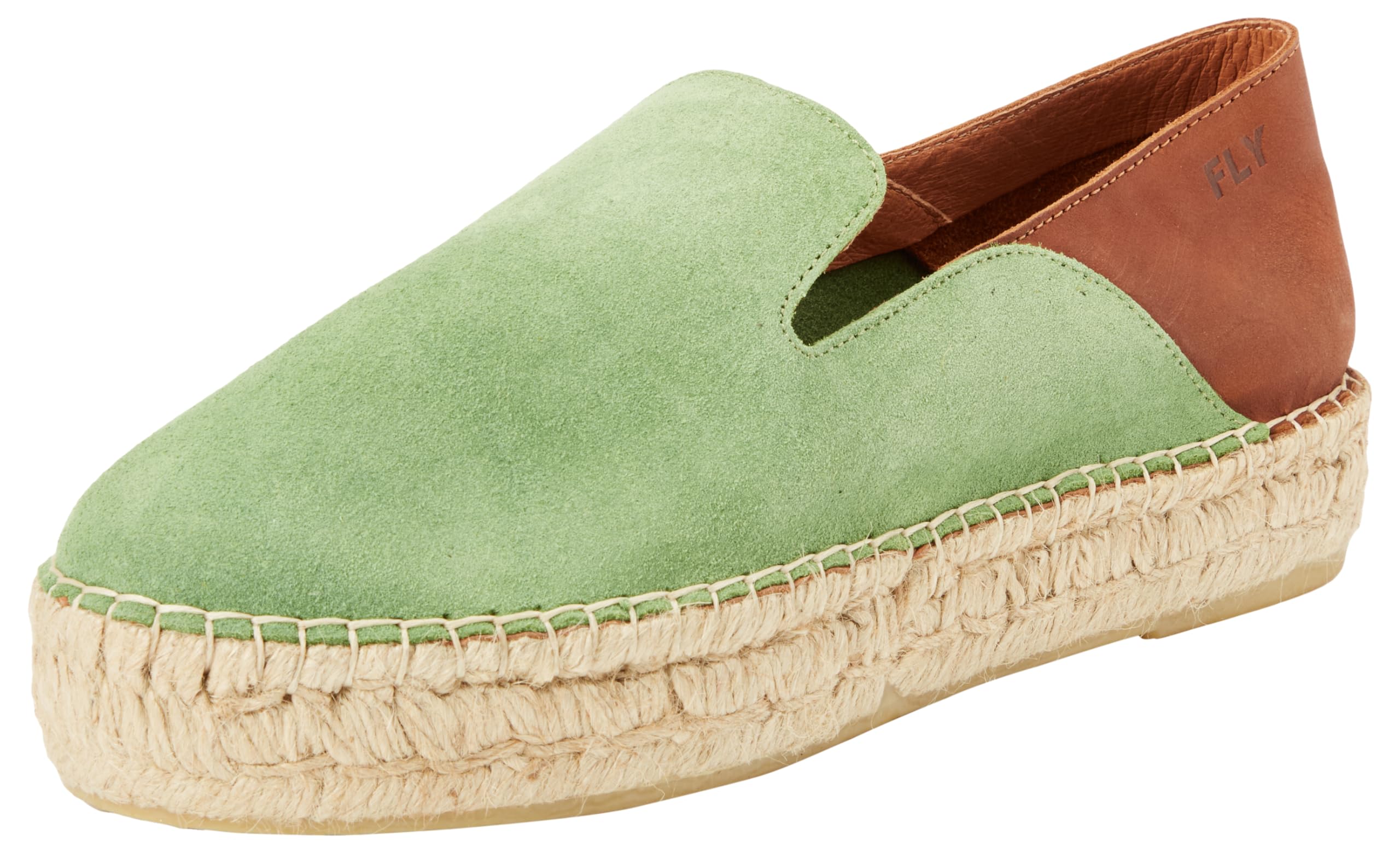 Fly London Women's PULY522FLY Shoes, Spearmint/TAN, 8 UK