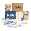 Sculpd Pottery Starter Kit - Complete Air Dry Clay Beginner Set for 2 Adults: Includes Sculpting Tools, Matte Varnish, Paint Brushes, Guide, Video
