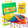 Mimtom Drawing Stencils for Kids | 60 PC Stencil Kit with Over 370 Shapes to Draw Imaginative Children's Stories | DIY Arts & Crafts Set with Animal,
