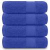 GC GAVENO CAVAILIA Gaveno Cavailia Egyptian Cotton Thick Absorbent 700 GSM Miami [Pack of 4-Royal Blue, Hand Towel (50x85 Cm)