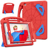 LKOOZO Kids Case for iPad 9th/8th/7th Generation (iPad 10.2 inch 2021/2020/2019), Shockproof Cover with Screen Protector (Red)