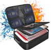 Tamfile Fireproof Document Box, 14.2''?10.6''?4'' Large Capacity 3-Layer Fireproof Document Bag with Lock, Fireproof File Storage Box for Passports,