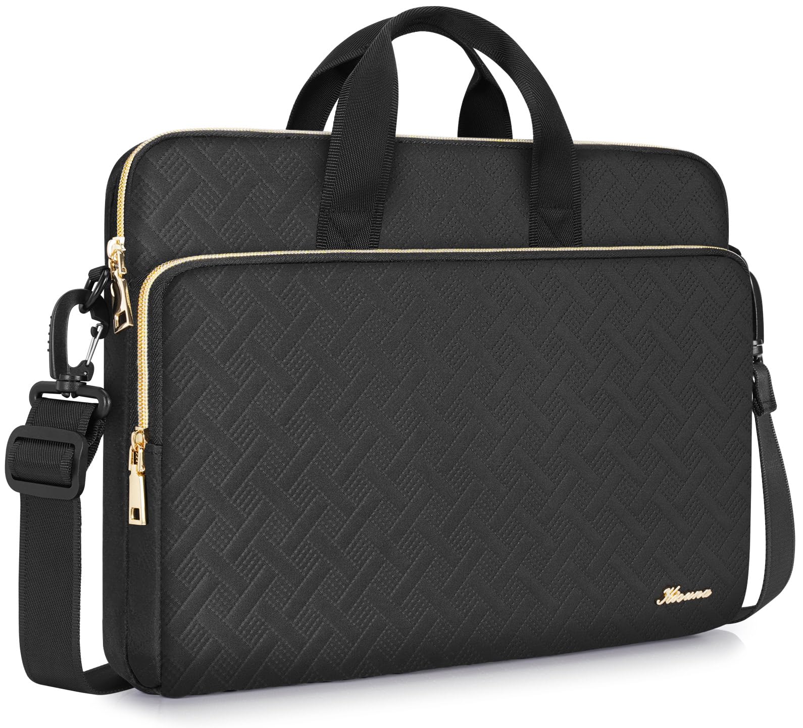 KIZUNA Laptop Sleeve Case 15.6 Inch Shoulder Bag Computer Handbag for 16" MacBook Pro Air M1 M2 Max/16 Lenovo IdeaPad Flex 5i/15 IdeaPad Gaming 3i