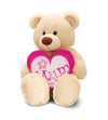 Mothers Day Rufus Bear with Heart 25cm   SM4195