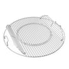onlyfire Stainless Steel Cooking Grate,BBQ Grill Grate With Diameter 21.5",Double Side Opening with Detachable Handle,for Weber Gourmet BBQ System