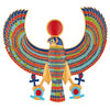 Design Toscano Horus Egyptian Wall Plaque, 15 inches, Full Color