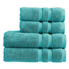 Christy Chroma Bathroom Towel Set | Set of 4 | 2 Bath 2 Hand | Highly Absorbent Heavyweight 675GSM | Bold and Bright | Soft Smooth Shower Towels |