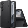 SIXBOX for Samsung Galaxy Z Fold 6 Case with Kickstand & Front Screen Protector & Hinge Protection, Slim Fit Rugged Hard 360? Full Body Cover