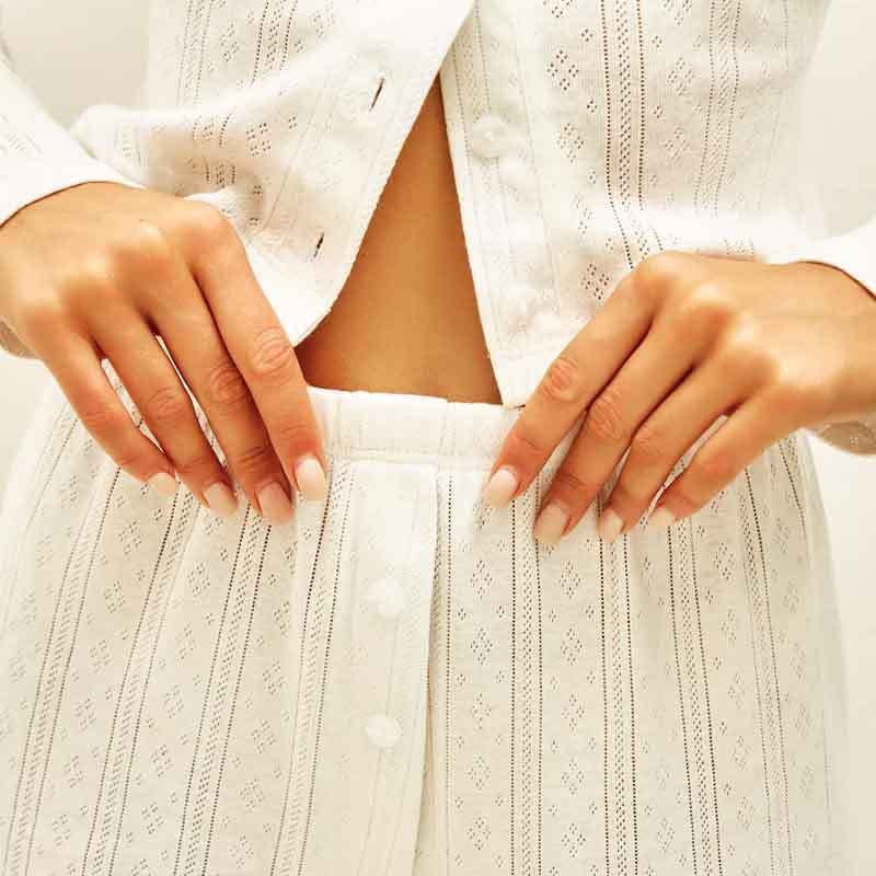Women's Long Sleeve Top And Pants Pajama Set