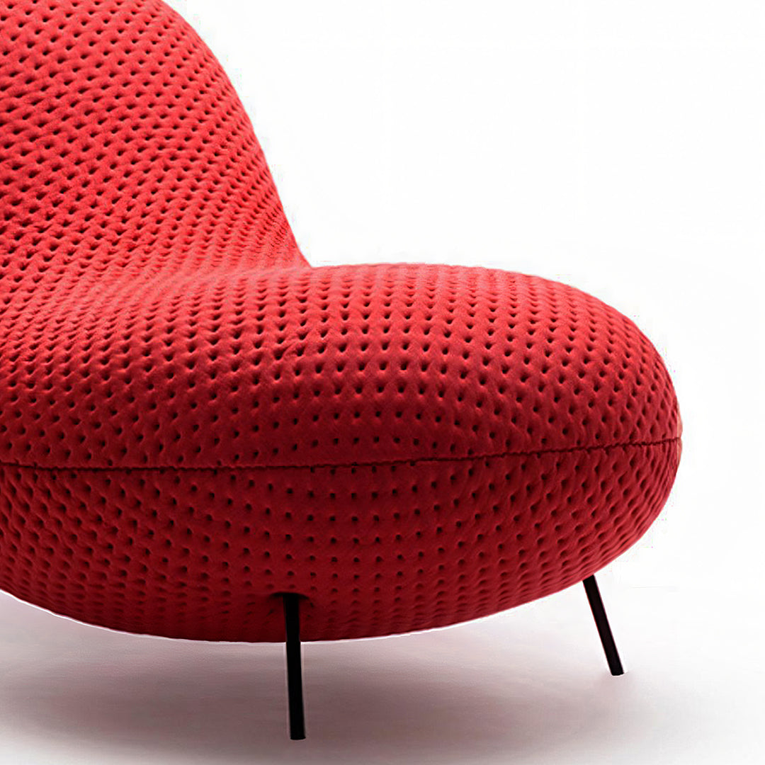 Cruz Easy Chair, Lounge Chair, Red