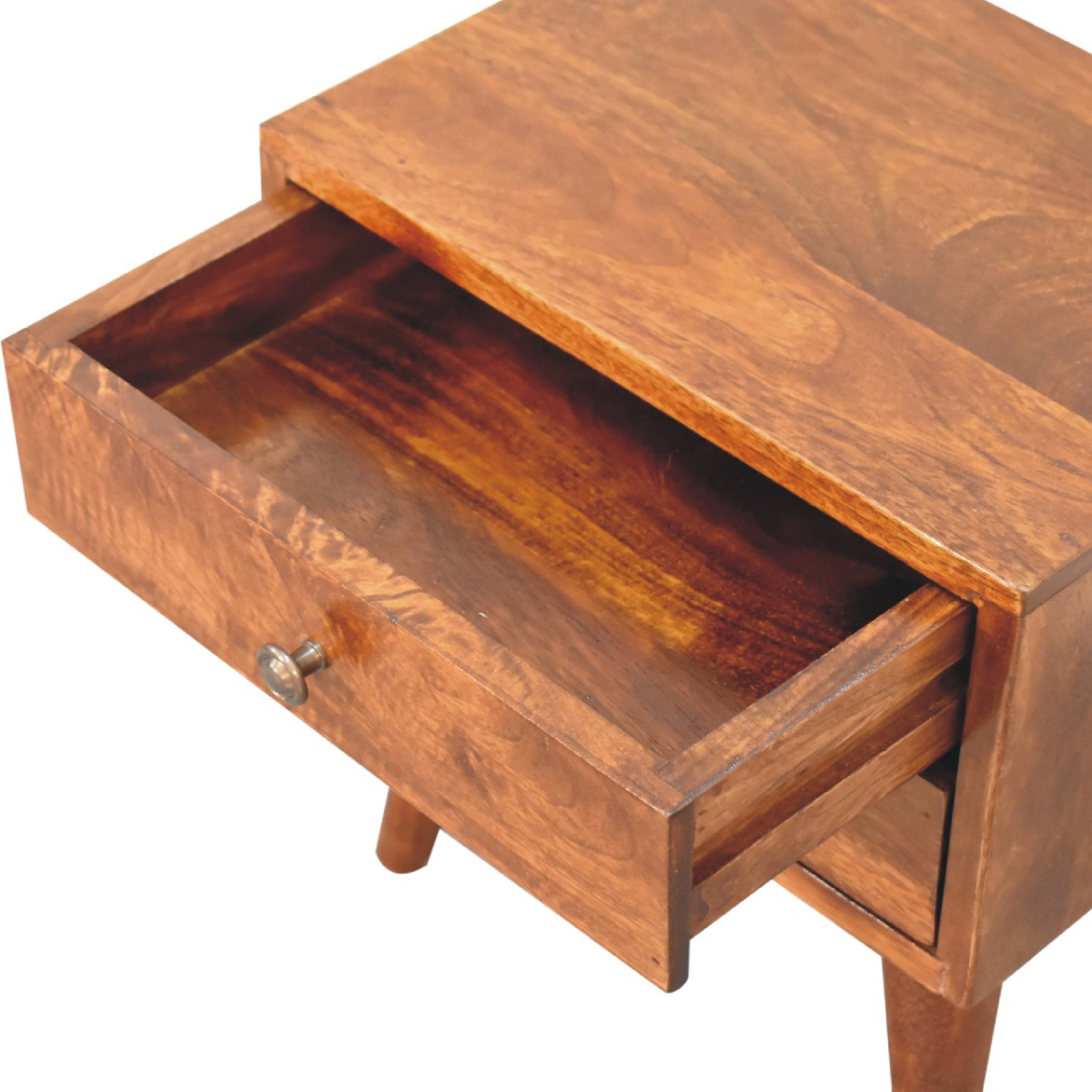 Artisan Furniture Solid Wood Mini Chestnut Modern Bedside