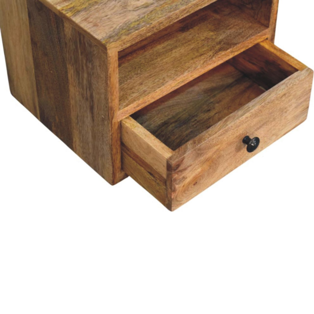 Artisan Furniture Solid Wood Solis 1-Drawer Oak-ish Wall Mounted Nightstand