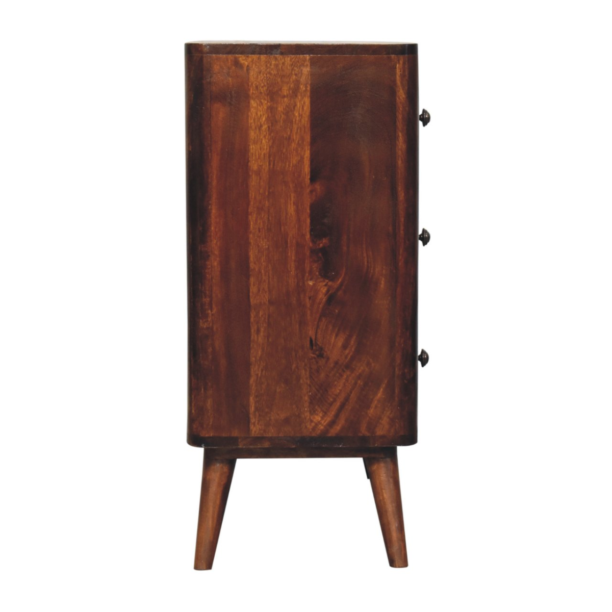 Artisan Furniture Solid Wood Bera Chest, Light Brown, 3 Drawers