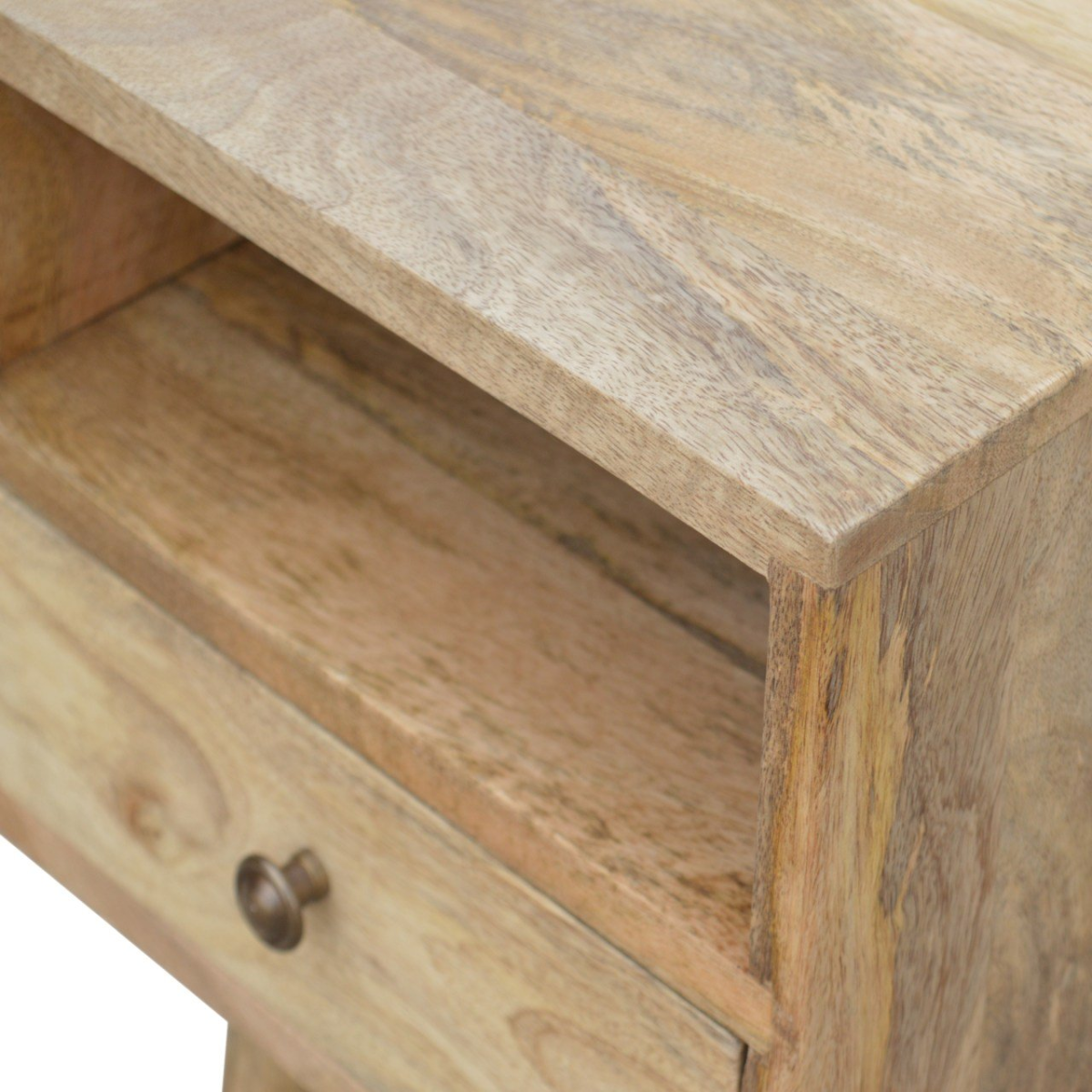 Artisan Furniture Solid Wood Mini Oak-ish Bedside