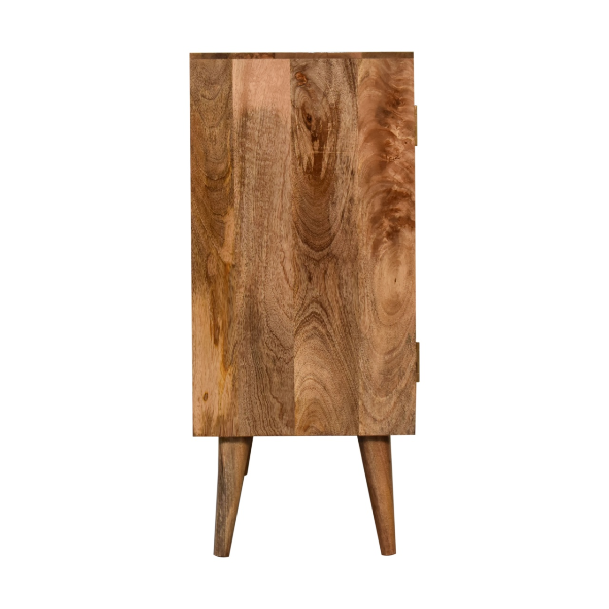 Artisan Furniture Solid Mango Wood Close-knit Leaf Cabinet
