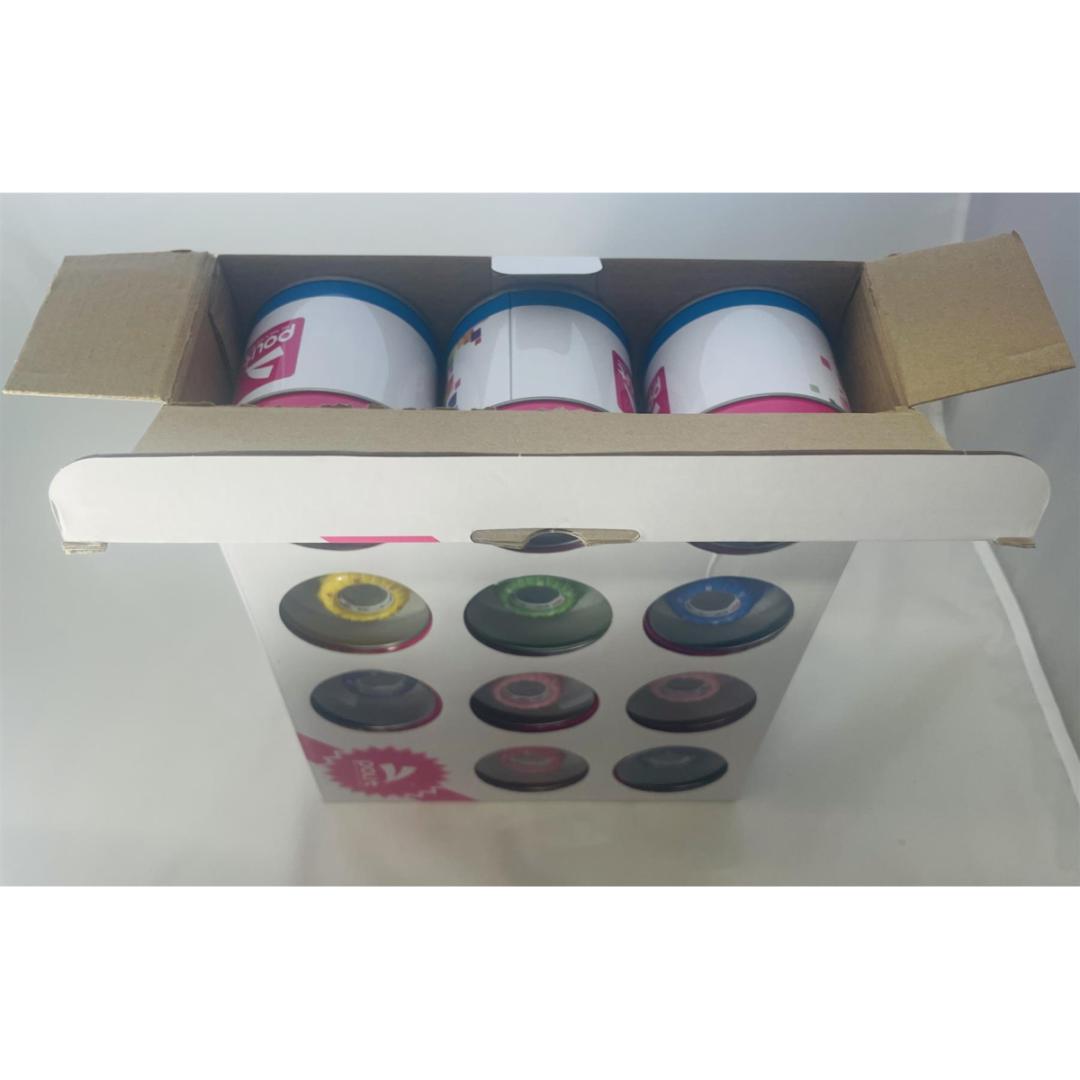 POLIT Childrens Disco Boys & Girls Digital watch in Tin, assorted stlyes and colours CW-0025 Box Of 12