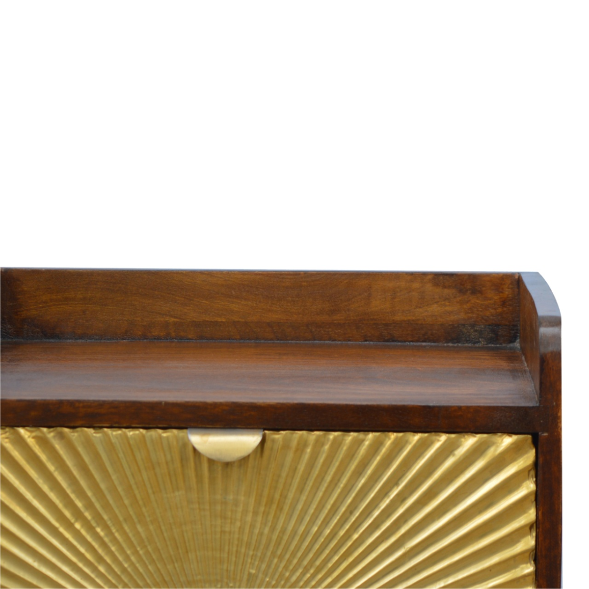 Artisan Furniture Solid Wood Manila Gold One Drawer Bedside