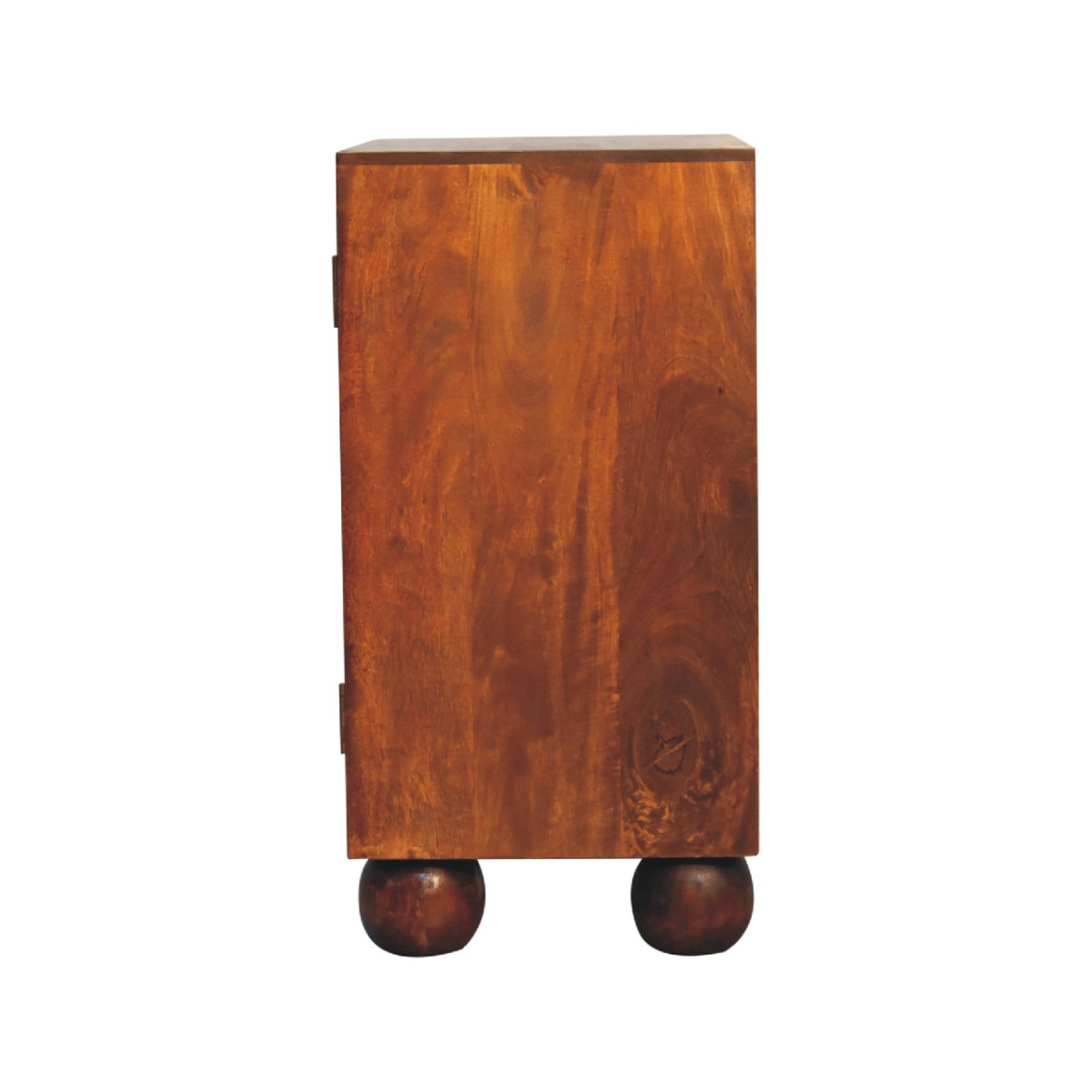 Artisan Furniture Solid Mango Wood Chestnut Dice Cabinet