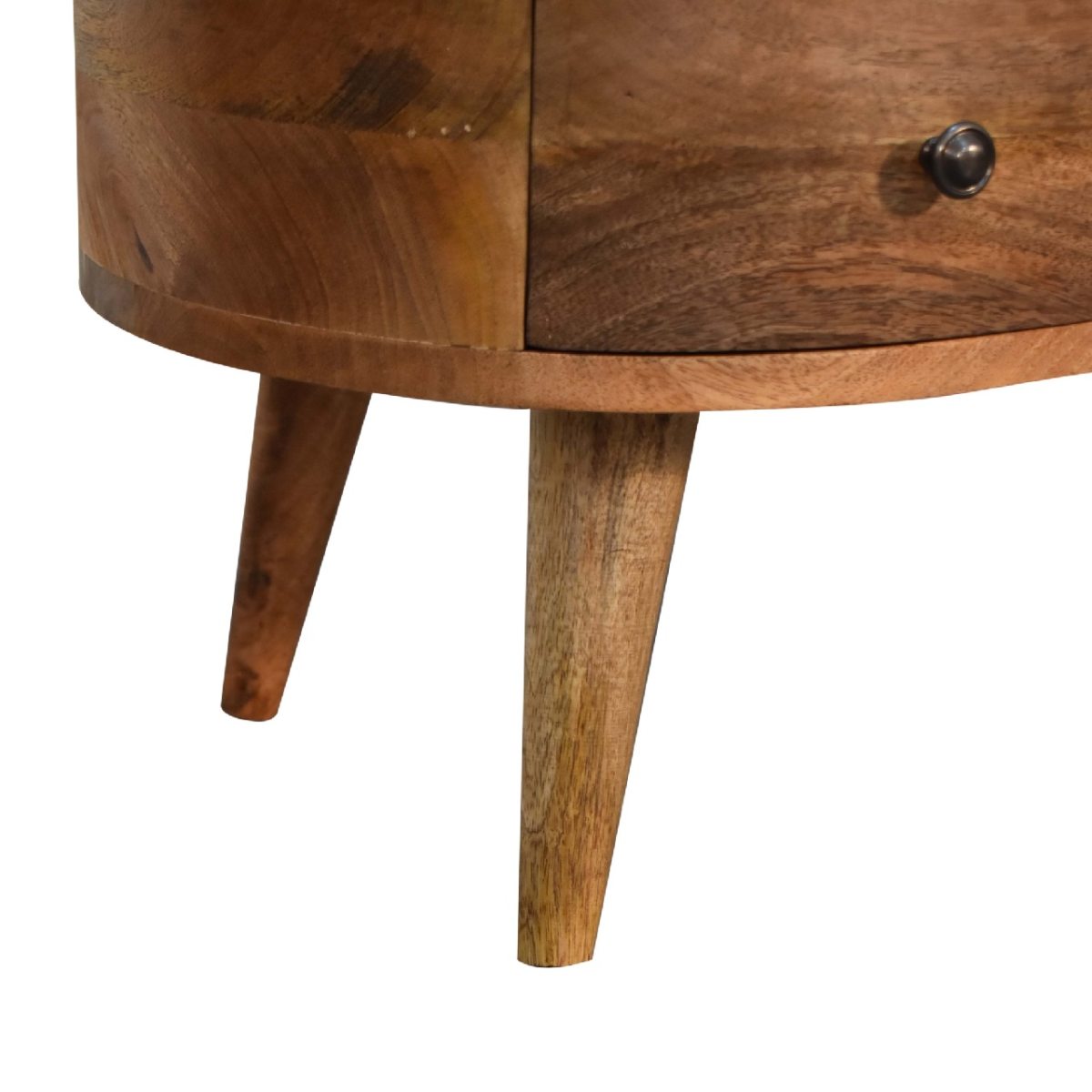 Artisan Furniture Solid Wood Mini Oak-ish Wave Coffee Table