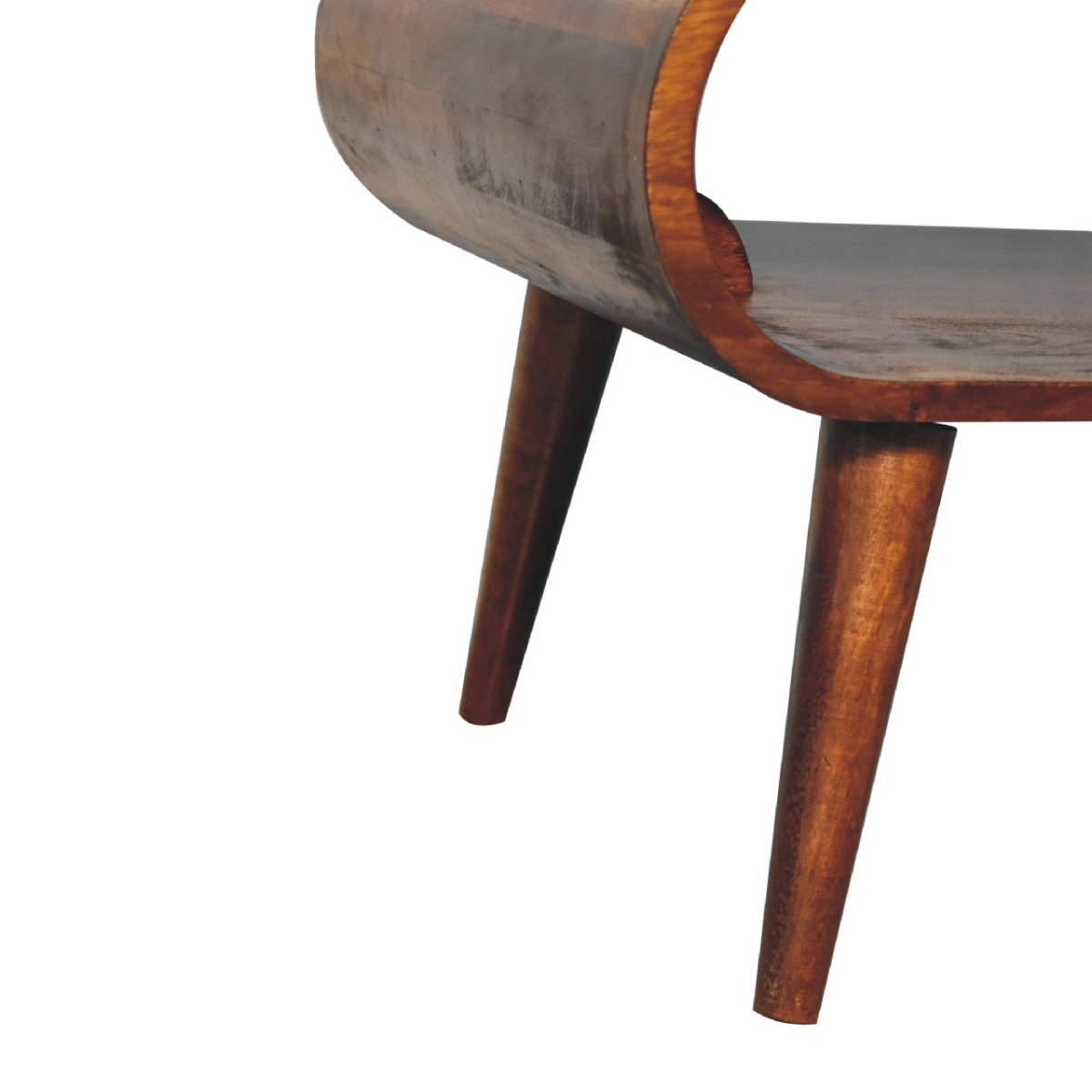 Artisan Furniture Solid Wood Open Chestnut Coffee Table
