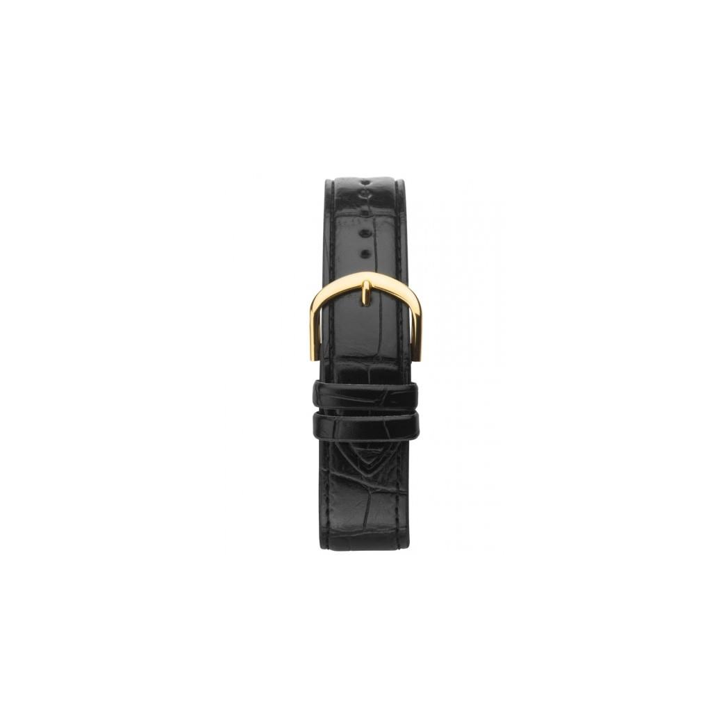Sekonda Mens Basic White Dial Black Leather Strap Watch 1535