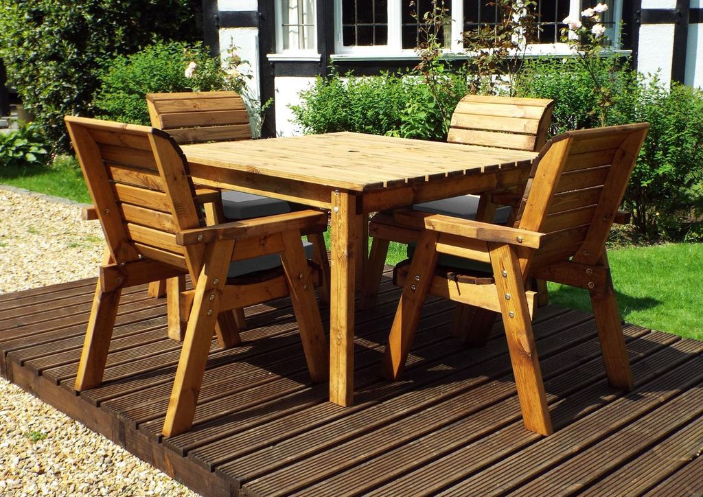 Four Seater Square Table Set
