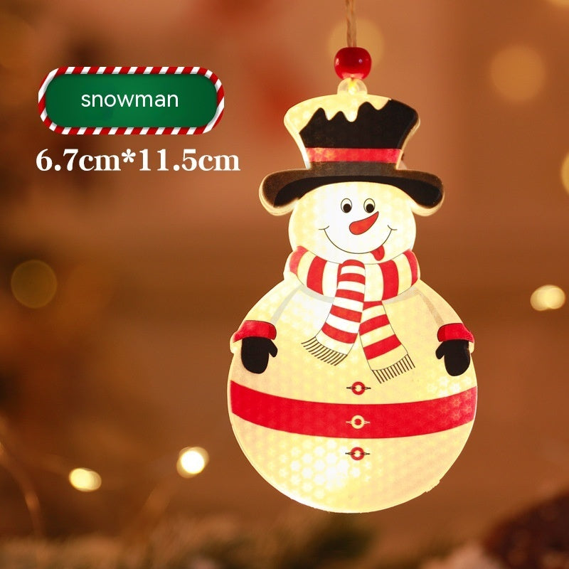 Bar Atmosphere Christmas Interior Decorations Colored Lights