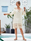 Women's Long Beach Dress Hand Crocheting Beach Dress