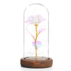 Valentine's Day Gift Simulation Gold Foil Rose Lamp Glass Cover Ornaments Color Box Packaging