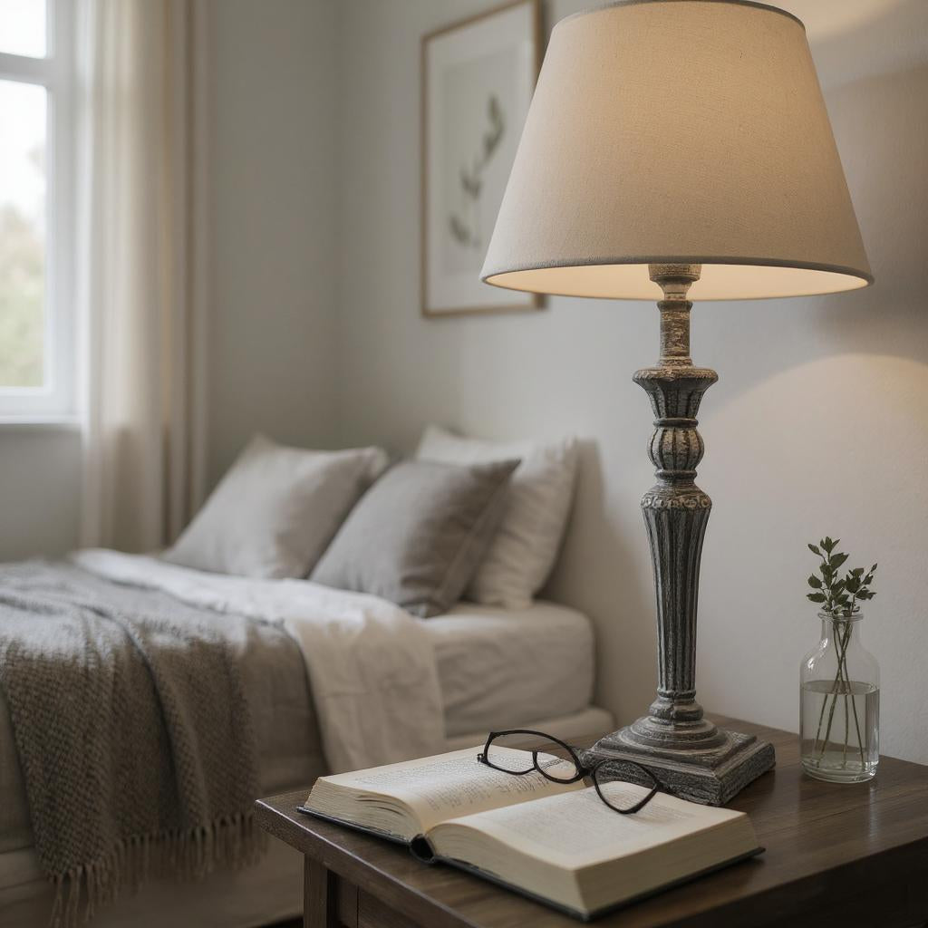 58CM LAMP AND SHADE